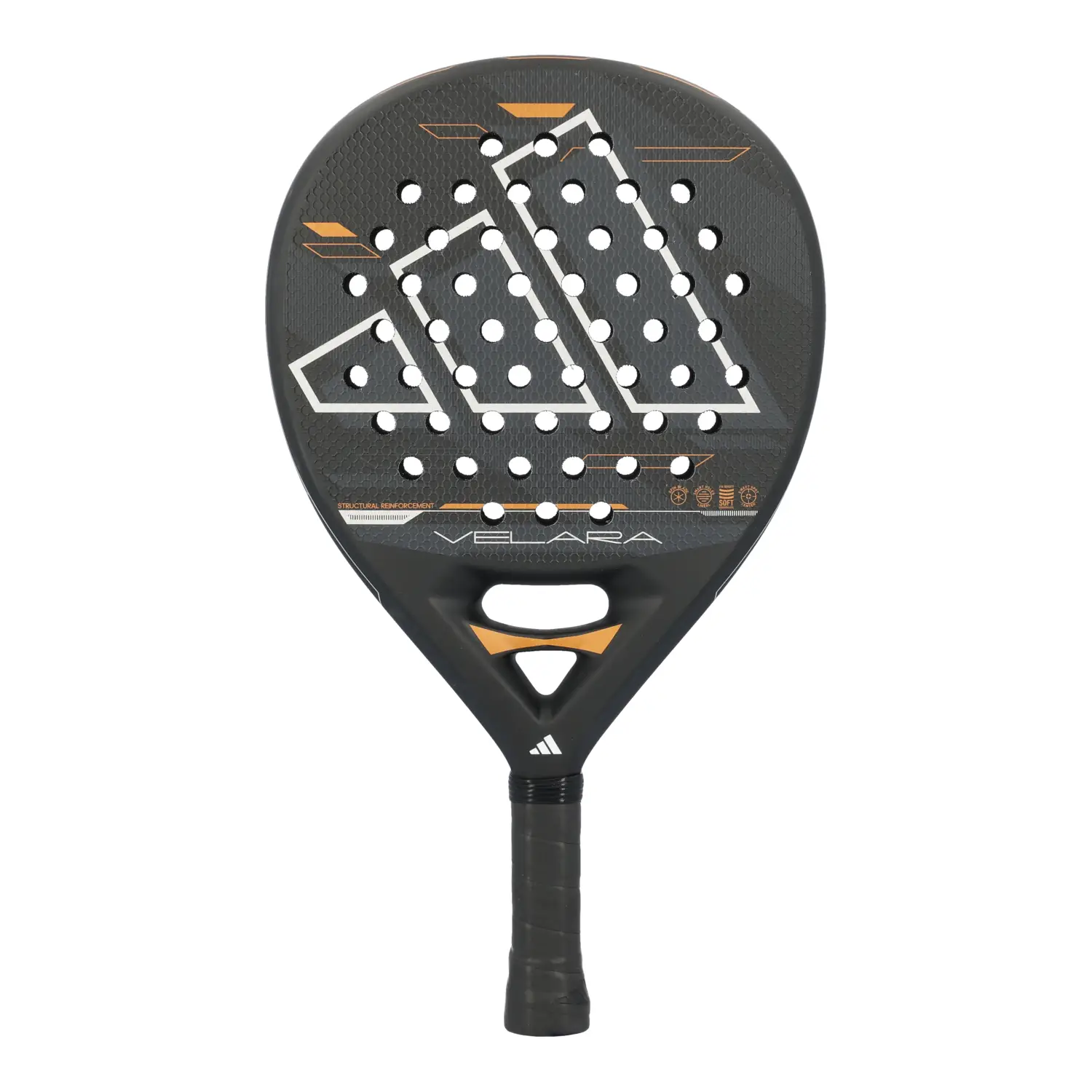 Adidas Velara Glass Fiber Black padel racket