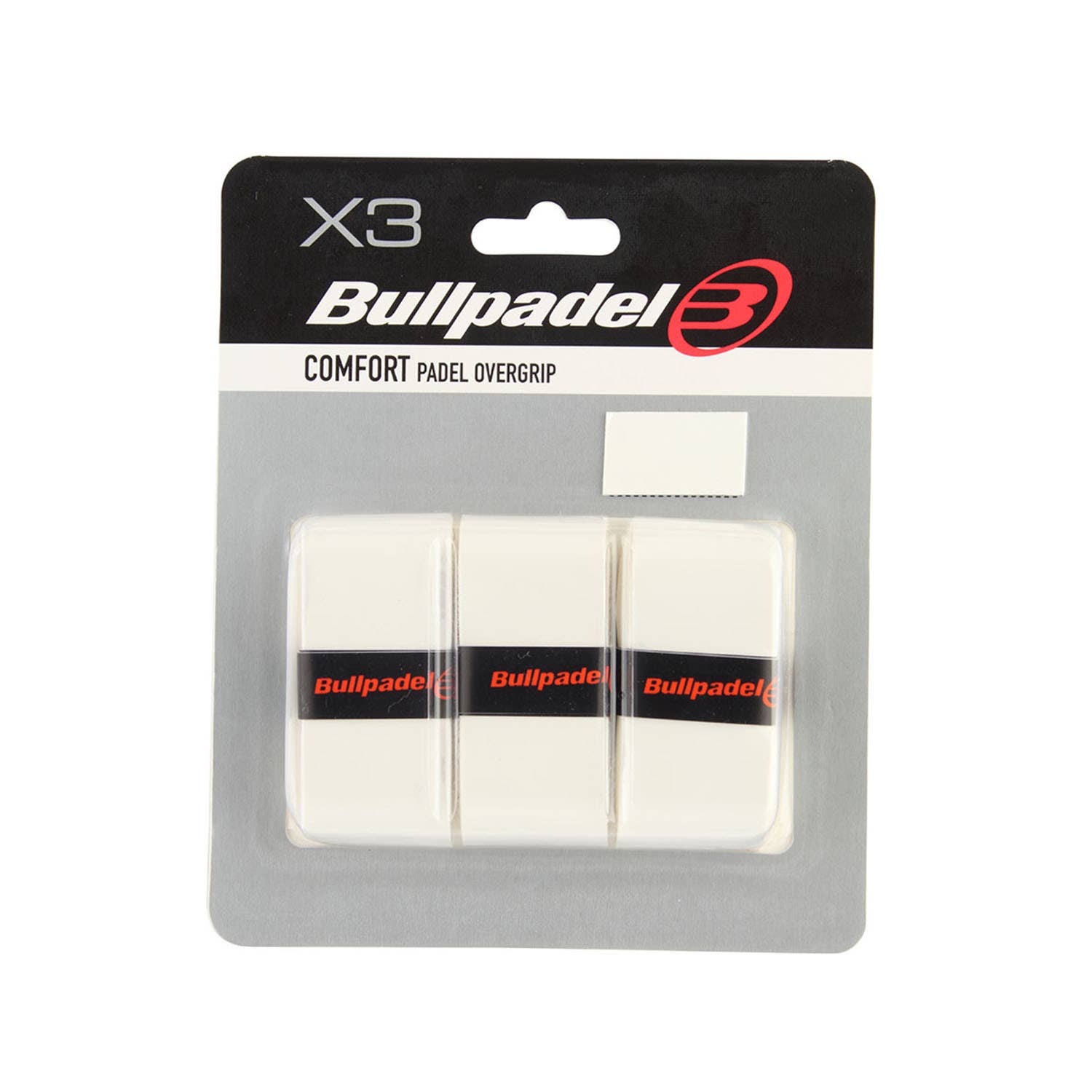 Bullpadel GB-1200 White Overgrip 3 Pack
