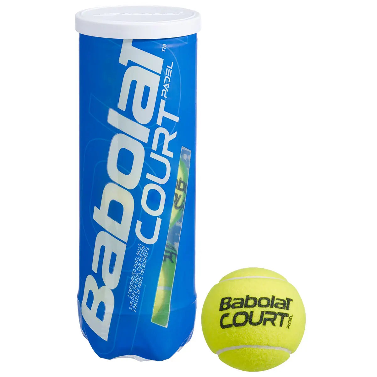 Padelipallid  Babolat Court – 1 pakk (3 palli)